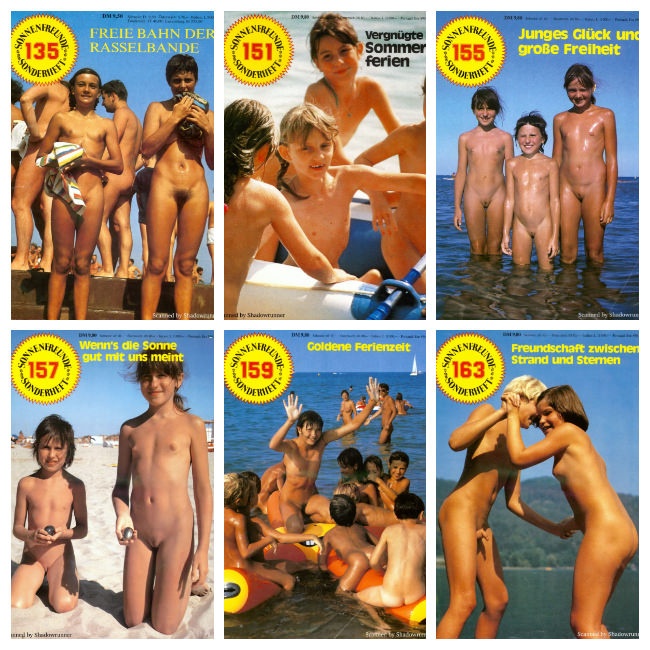 Sonnenfreunde Sonderheft Nr.135-163 magazine retro nudism photo gallery