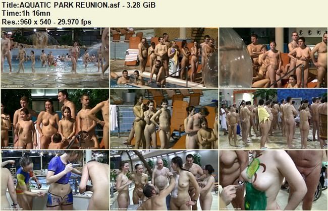 Naturism video - Aquatic park reunion