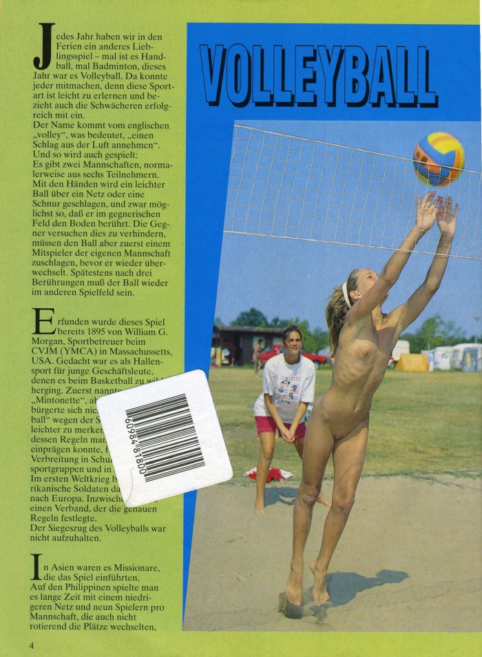 Jung und Frei Nr.87 - naked rest nudists and volleyball